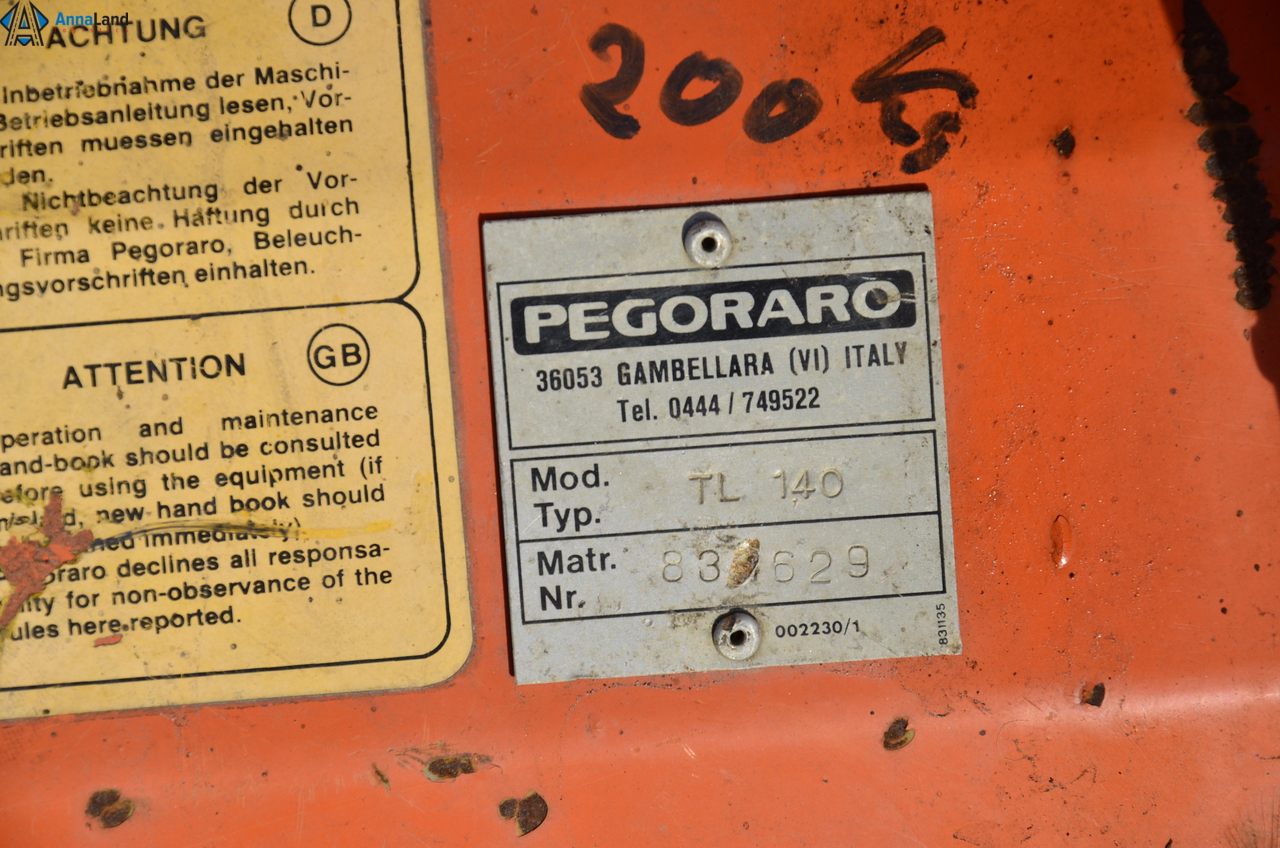  Грунтофреза Pegararo TL140 - 5 - Annaland.com.ua.jpg Продаж бу сг техніки з Нідерландів